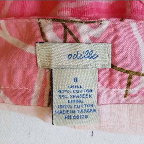 Anthropologie Odille Pink Floral A-line Skirt - Picture 5 of 7